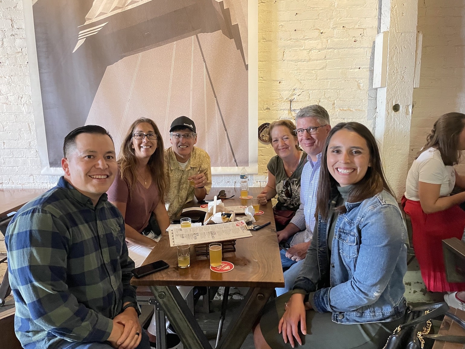 Family outing at SF brewery